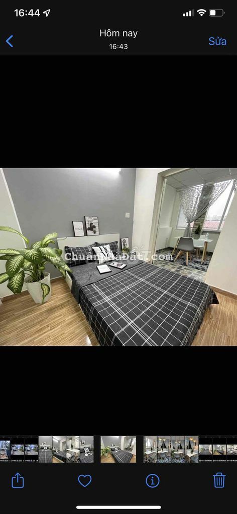 Căn hộ dịch Vụ Tô Hiệu 32m2, full nội thất, 5.2 triệu