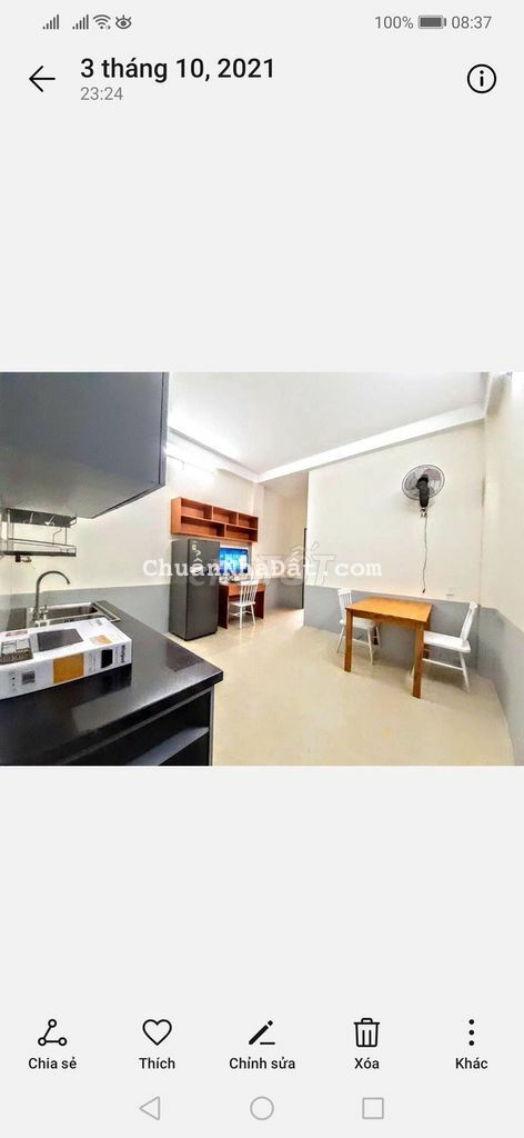 1 phòng ngủ riêng biệt mới full nội thất 5.8tr ngay Thạch Lam 1 phòng ngủ riêng biệt mới full nội thất 5.8tr ngay Thạch Lam