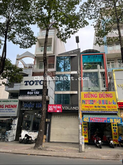 Ngang 4.5m - cho thuê nhà mặt tiền 484 Tô Hiến Thành, Quận 10