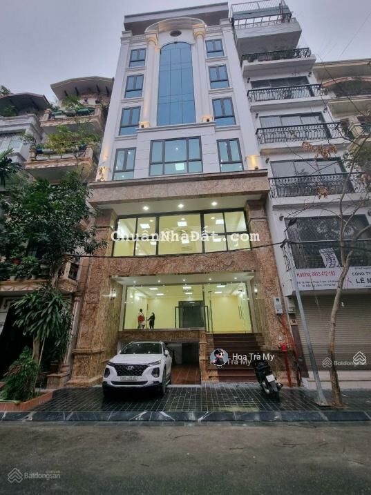 Cho thuê nhà MP Văn Cao 70m2x8 tầng, 1 hầm, thông sàn, thang máy, PCCC, sắp hoàn thiện, 45tr/th