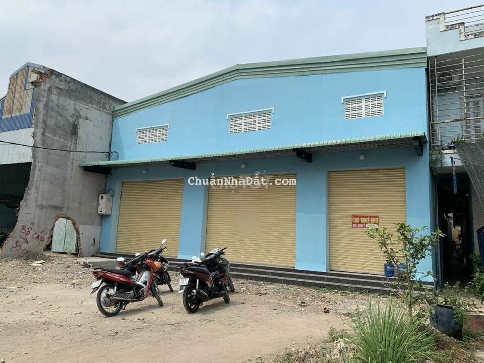 Cho thuê nhà kho 310m2 ấp4 xã đa phước mặt tiền ql50 Cho thuê nhà kho 310m2 ấp4 xã đa phước mặt tiền ql50