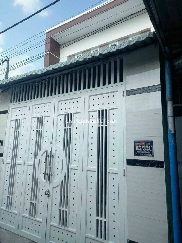 Nhà cách Võ Văn Vân 30m 1 lầu mới đẹp giá 5tr