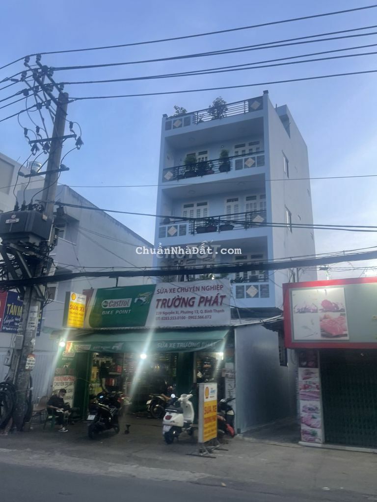 💒NHÀ MẶT TIỀN ĐƯỜNG NGUYỄN XÍ MỞ SHOWROOM_5.5X25M_3LẦU_5PHÒNG_5WC