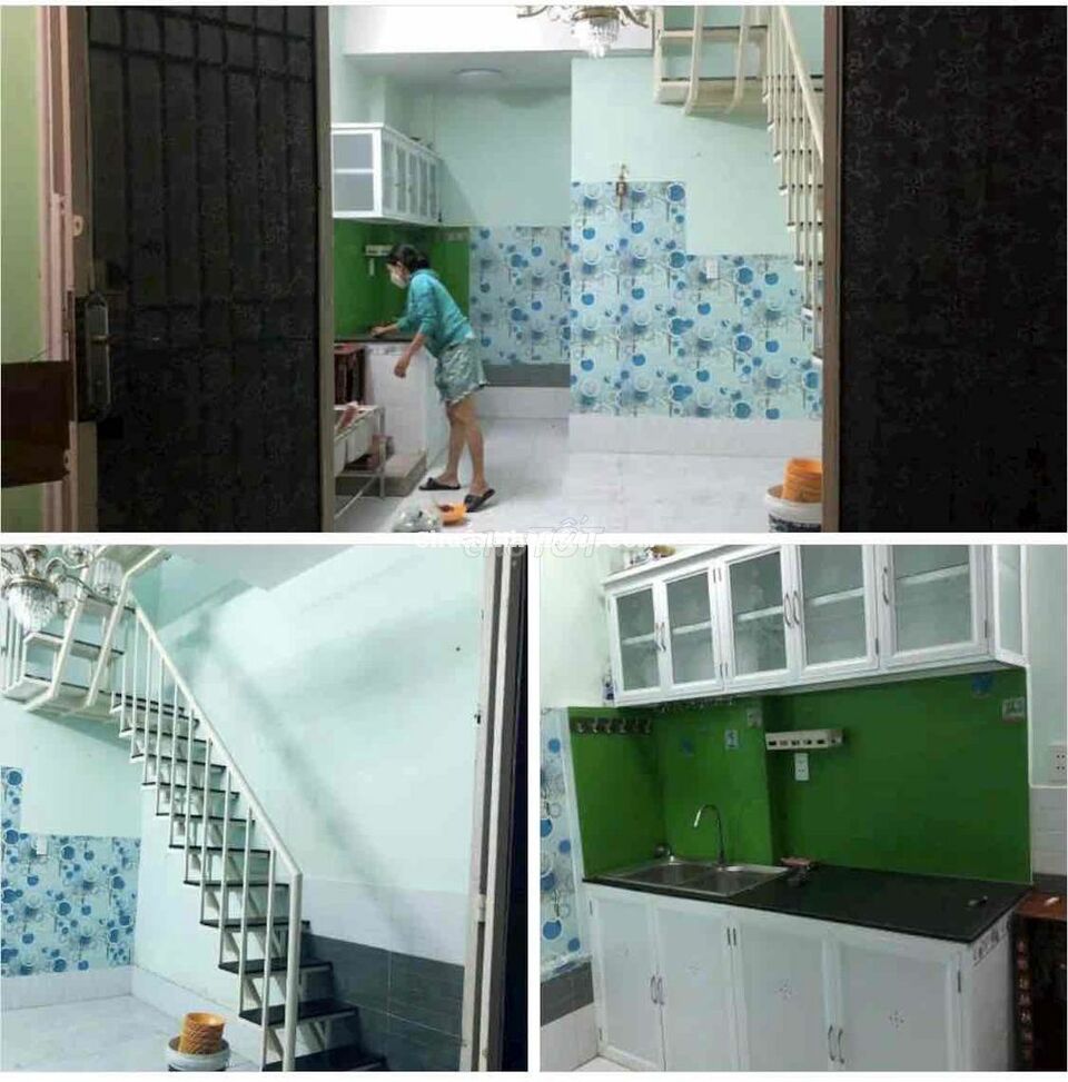 NHÀ ĐẸP,gần Bà Chiểu,1Trệt 1Lầu 2P. Ngủ 2WC ở 2-3ng Ok