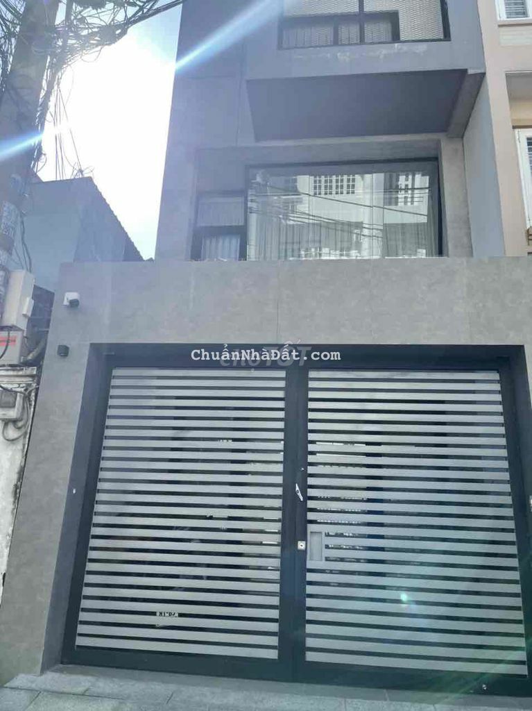 🔥🔥🔥Nhà Mới Xây Siêu Đẹp !!!Nơ Trang Long - P12-B Thạnh - 4PN-4WC-4 Lầu