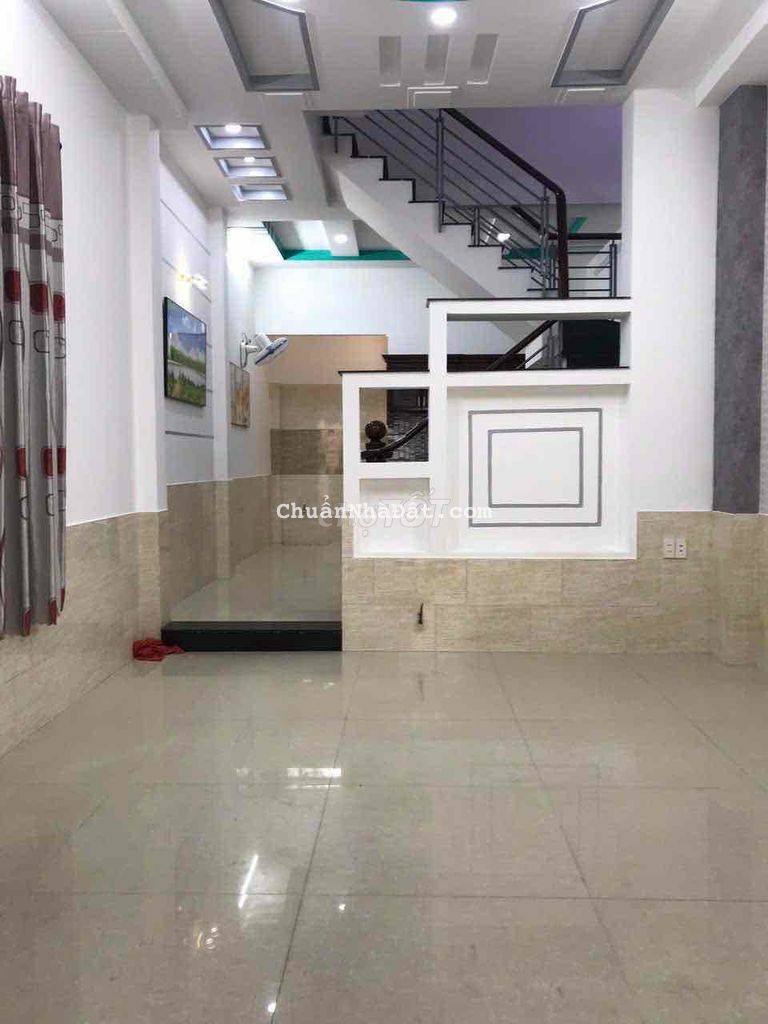 Cho thuê nhà MT nguyên căn Lê Quang Định ,P.14 ,Bt 4x20 ,27tr/t