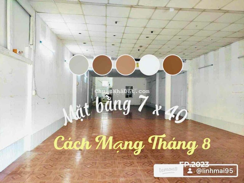 CG mặt tiền CMT8 ngang 7m