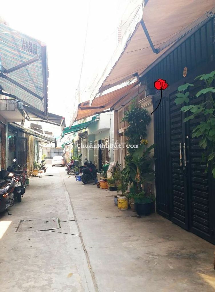Nhà 1 lầu 2 Phòng hẻm 4m Hương Lộ 2 Bình Tân