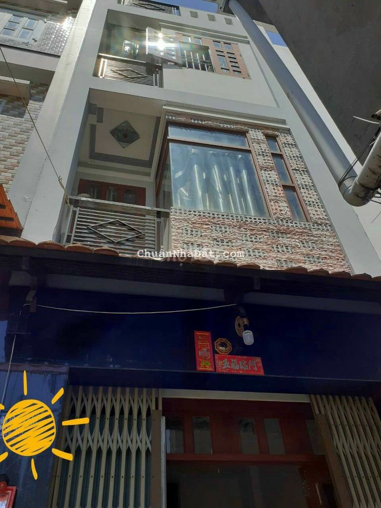 Nhà Khiếu Năng Tĩnh, [3,5x12m], 2 lầu, 4PN- 3WC