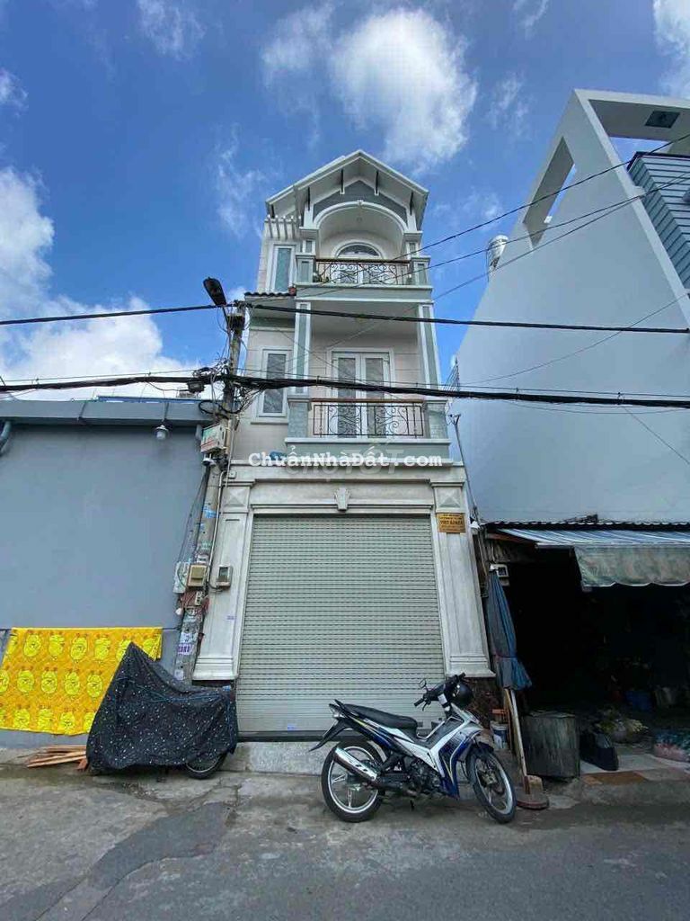 Nhà 1/ (4x14m) Lê Văn Quới 2lầu 4PN 4VS hẻm 6m gần đường.