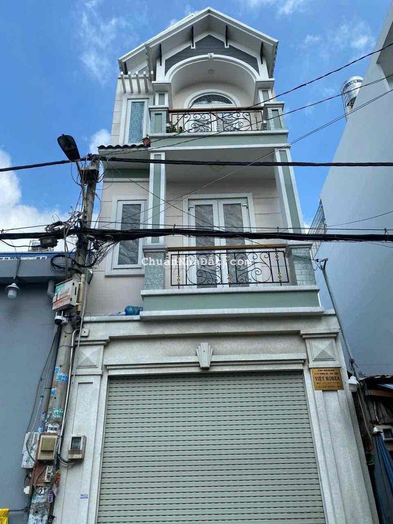 Nhà 1/ (4x14m) Lê Văn Quới 2lầu 4PN 4VS hẻm 6m gần đường.