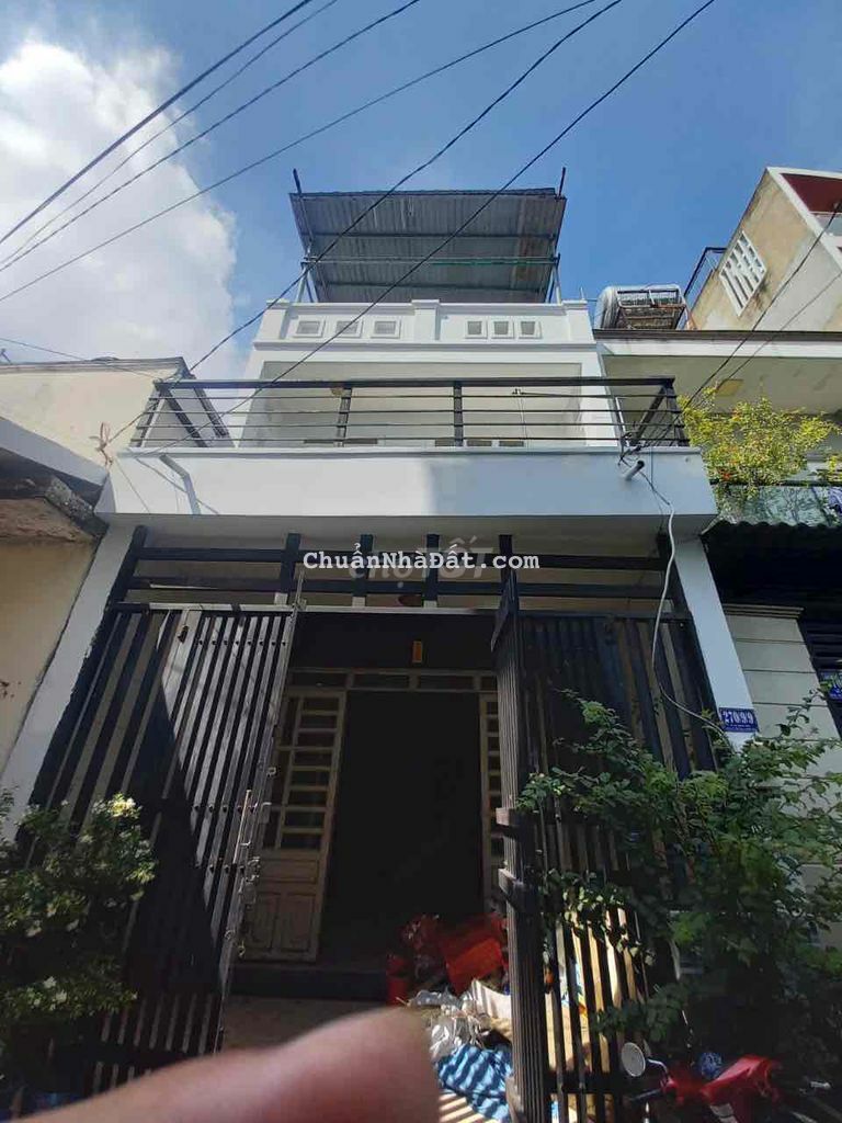 Nhà 1 trệt 2 lầu sân thượng [5x12] hẻm xe tải