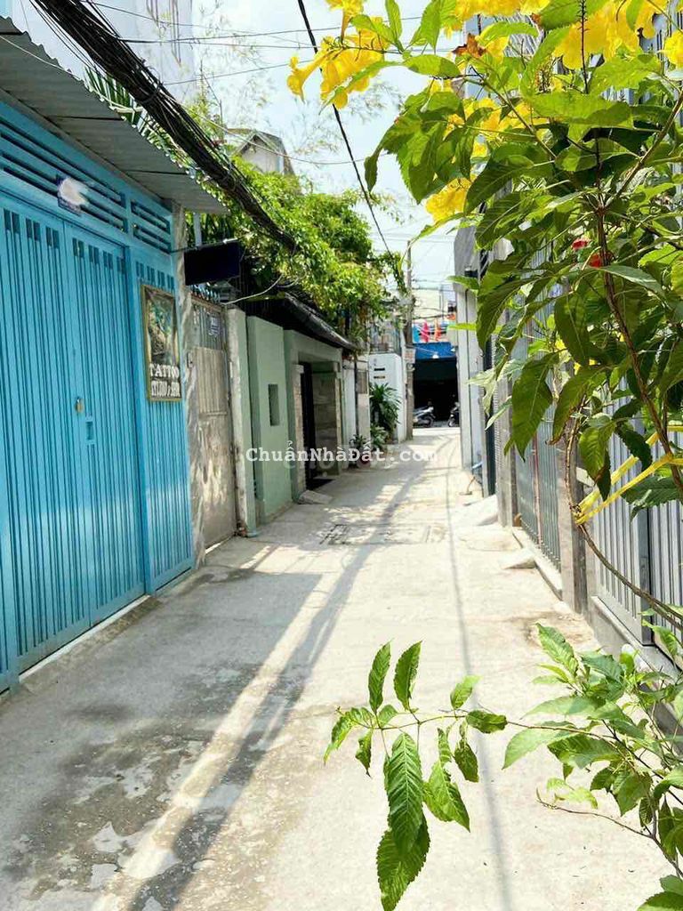 cho thuê nhà đẹp full nt thống nhất p10 gv(4x8)2pn2wc giá 9,5tr