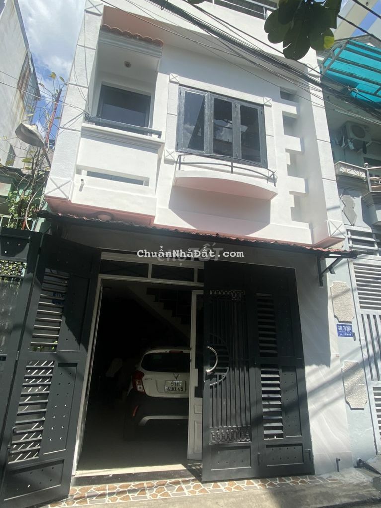 NHÀ HẺM XE HƠI 3PN2WC, ĐẦY ĐỦ NỘI THẤT, 1 TRỆT 2 LẦU