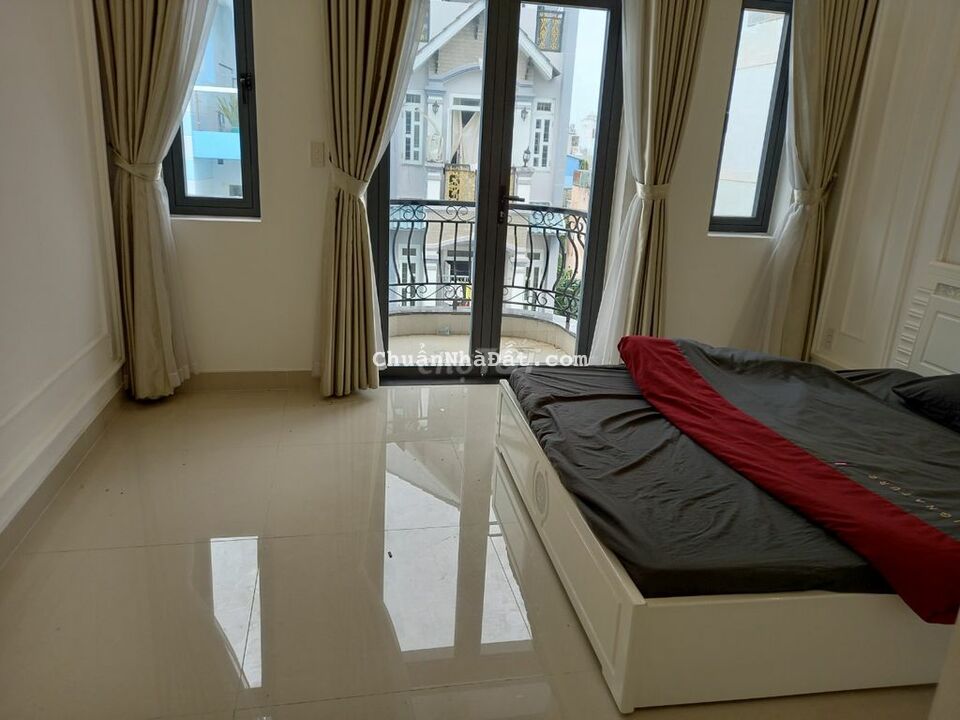 NHÀ HẺM 1 SẸC LÊ VĂN THỌ P11💥4X17M 4 LẦU.🌸6PN-6WC