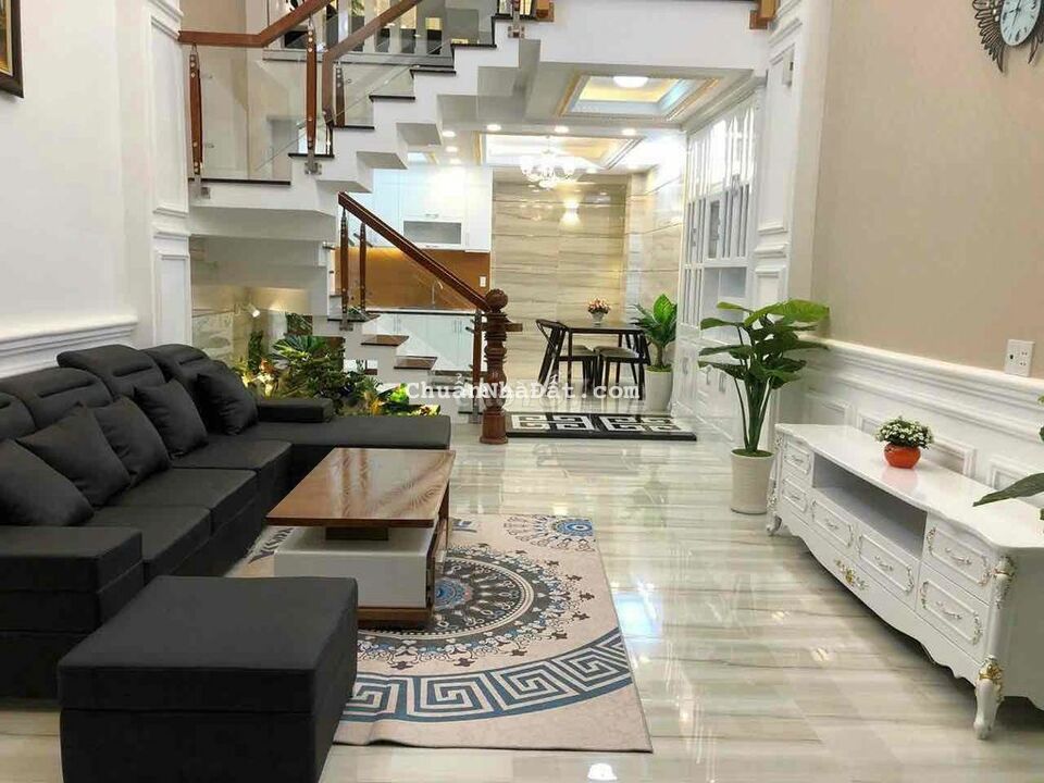 Cho thuê nhà HXH 1 Trệt Lững 3 Lầu Full Nội Thất Lê Văn Thọ p11 GV Cho thuê nhà HXH 1 Trệt Lững 3 Lầu Full Nội Thất Lê Văn Thọ p11 GV