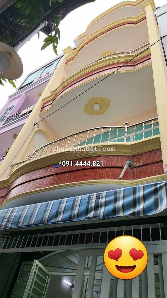 4m2x19 1 trệt 3 lầu, 2mt, 5pn3wc