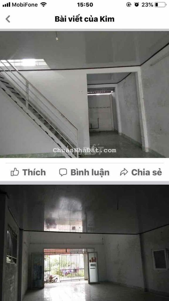 Cho thue mặt tiền dg nhựa 6 x18-1 gac lững rộng xtt 22