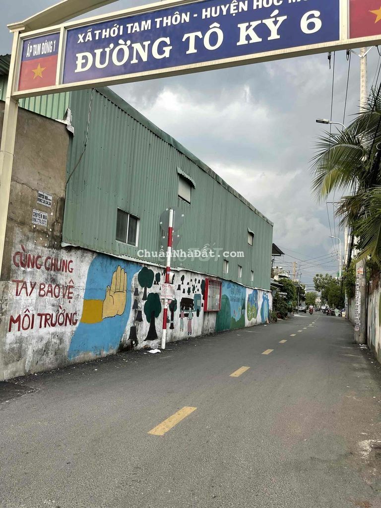 nhà gần chợ bắp hóc môn cho thuê