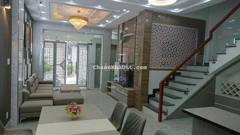 Nhà 1 Trệt 3 Lầu 4 Phòng 6x14 KDC GREEN RIVERSIDE 2581 Huỳnh Tấn Phát