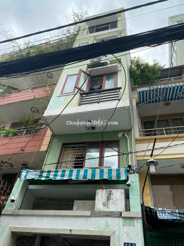 Cho thuê nhà MT Nguyễn Ngọc Lộc, P14, Q10. DT: 3.2x10m, 5PN. 16 triệu