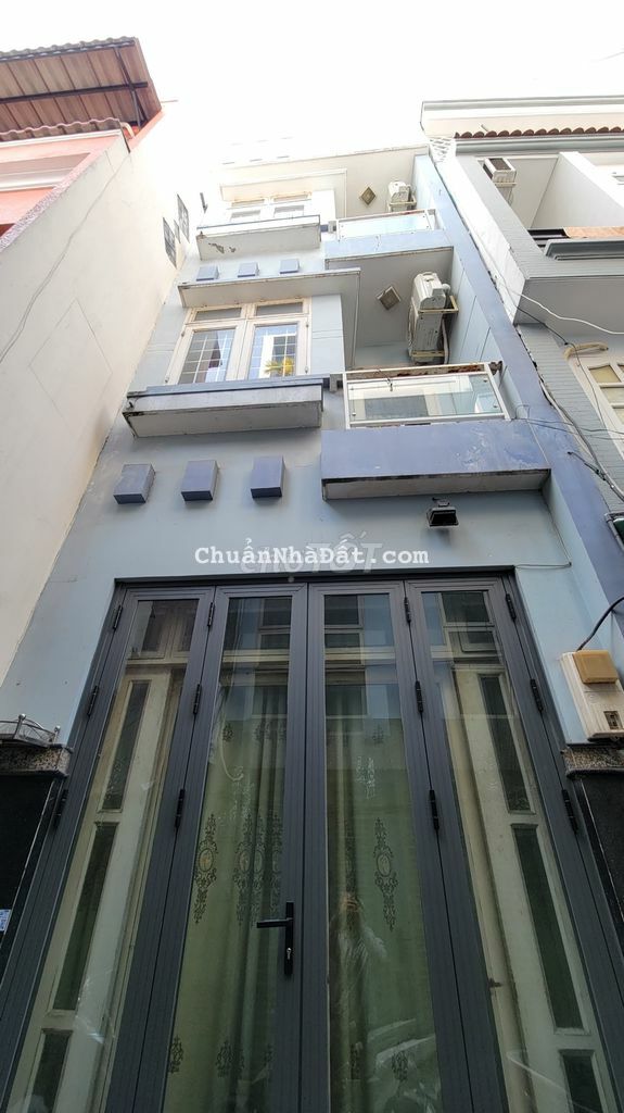 Nhà mới đẹp trệt 2 lầu Điện Biên Phủ 2pn 3.5x10 có máy lạnh, 12tr