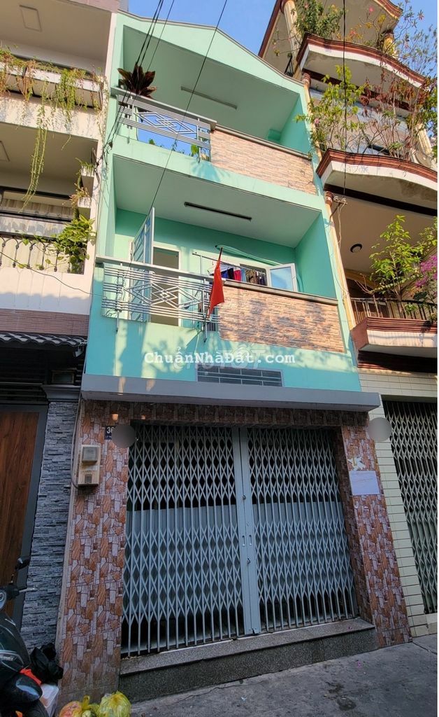 Nhà hẻm 5m 369/3a Lý Thái Tổ Q10 4x14m 2L 4pn 12 triệu