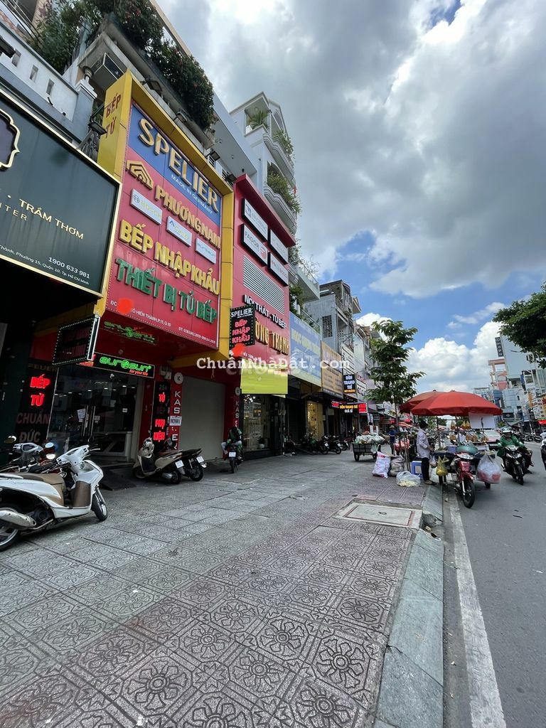 CHO THUÊ NHÀ MẶT TIỀN TÔ HIẾN THÀNH QUẬN 10, 4X22, 1T4L, 8PN