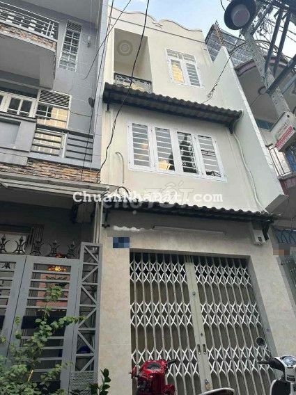 Nhà mới đẹp hẻm 5m TẠ UYÊN Q11, trệt 2 lầu 2pn có máy lạnh 13tr