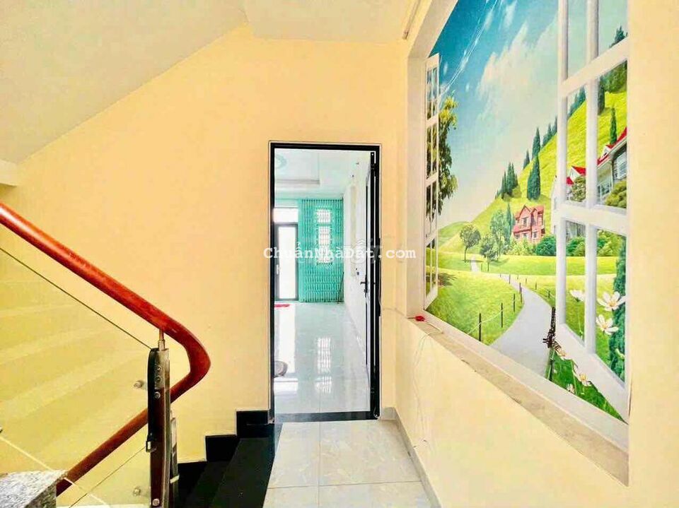 Cho thuê nhà thạnh lộc 37, sân xe hơi 7 chỗ quận 12