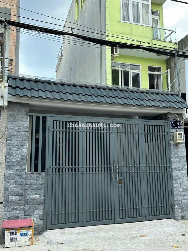 Mặt tiền đường 6m, Thới An, 4x25m, cấp 4 mới xây