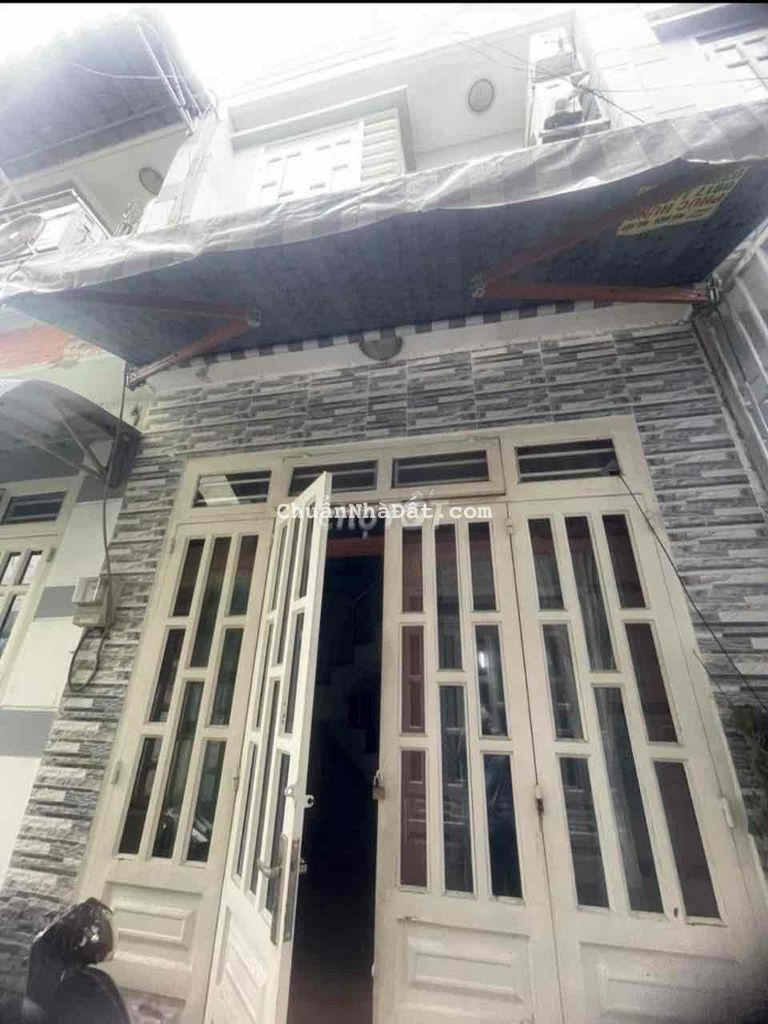 nhà trệt lầu 64m2 2pn 4*8 có 2 máy lạnh đg xe hơi