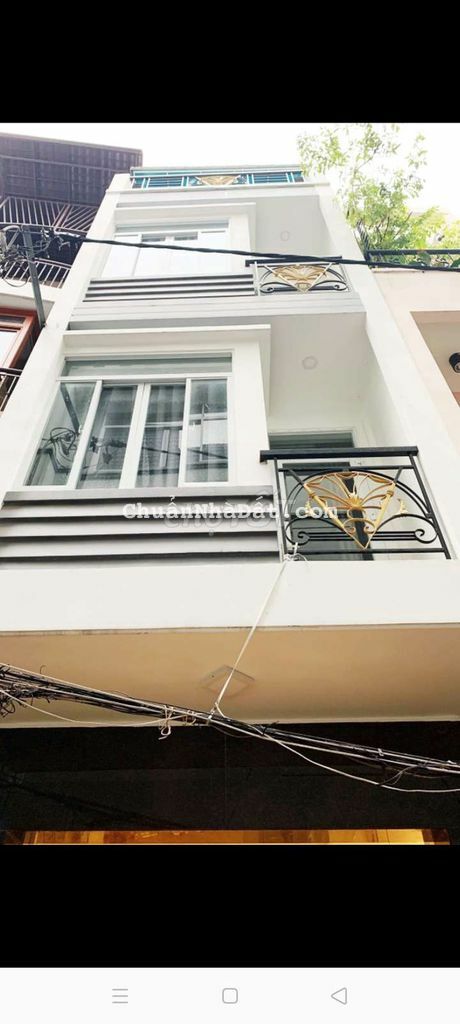 Nhà Trần Hưng Đạo, hẻm xe hơi, trệt 3 lầu, đủ nội thất.