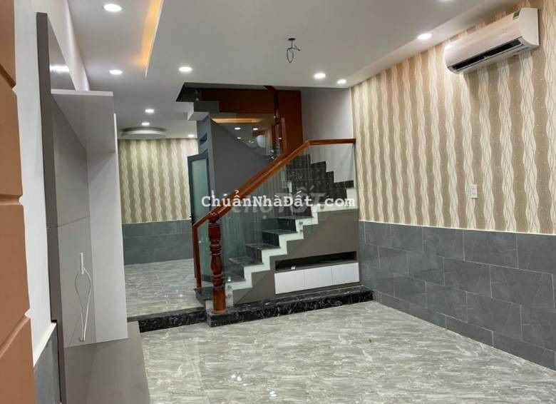 Nhà mới 227/24a Nguyễn Biểu Q5, 4x12m 2L 3pn nội thất Nhà mới 227/24a Nguyễn Biểu Q5, 4x12m 2L 3pn nội thất