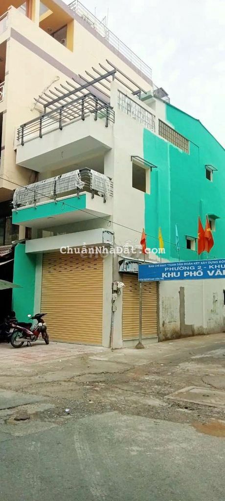 Nhà gốc 2 mặt tiền Phan Văn Trị, trệt 3 lầu, nhà mới