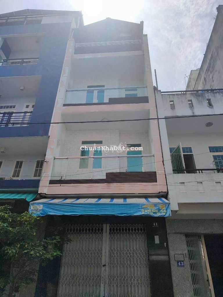 Nhà KDC bình Phú 4x12 2 lầu đối diện công viêb Nhà KDC bình Phú 4x12 2 lầu đối diện công viêb