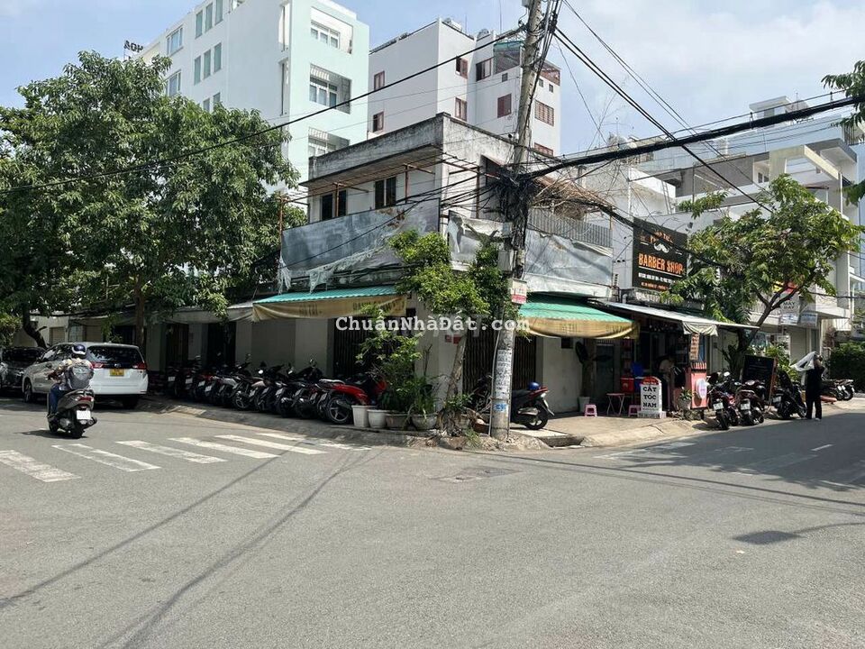 Cho thuê nhà 2 góc mặt tiền dt:175m2(13.5×15) Cư Xá Ngân Hàng