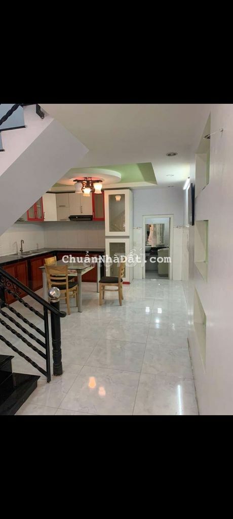 Nhà trệt lầu 2pn 2wc hẻm đường Tân Mỹ