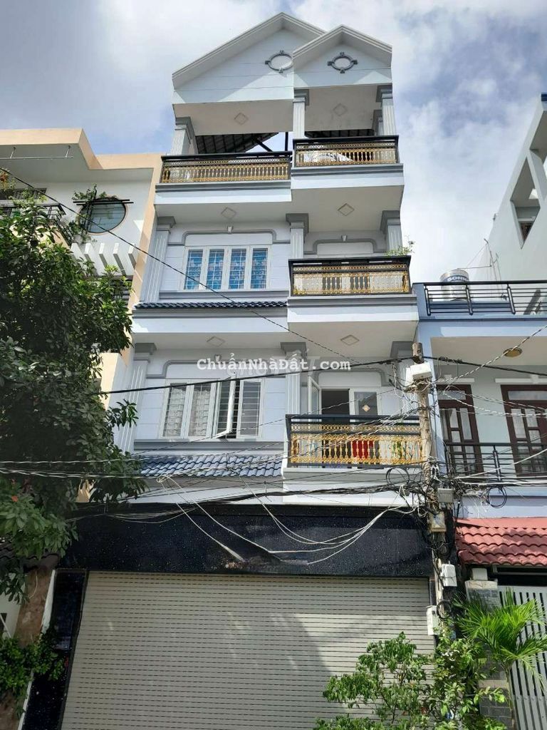 NHÀ 6X14 XD 4 TẦNG Ô TÔ ĐẬU TRONG NHÀ MẶT TIỀN DS CẮT LÂM VĂN BỀN