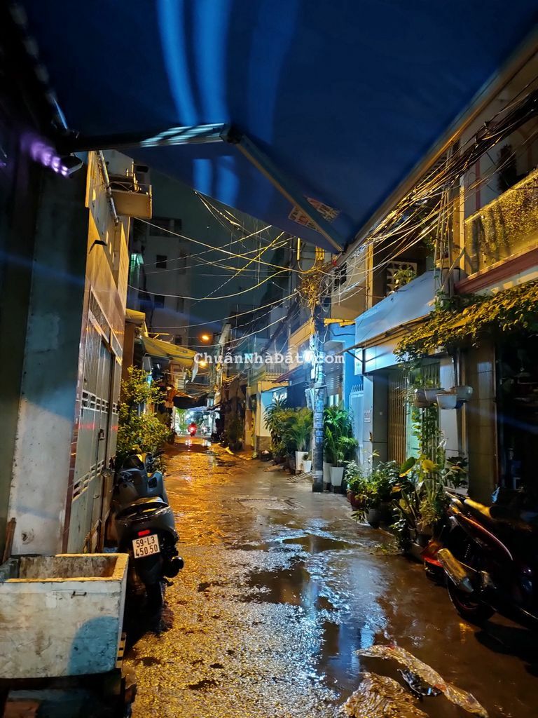 Nhà HXH gần chợ Rạch Ông Quận 8.(3.8x9) Spa, Nail, Tóc, KD ăn uống