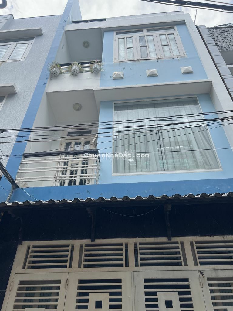 ✅Nhà 4 tầng hẻm 4m Bùi Minh Trực P6Q8 giá 13tr