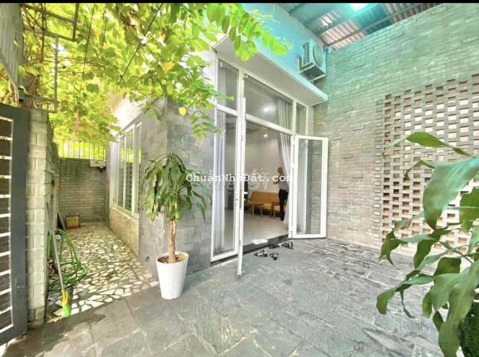 NHÀ SÂN VƯỜN : 2phòng - full nội thất -12tr