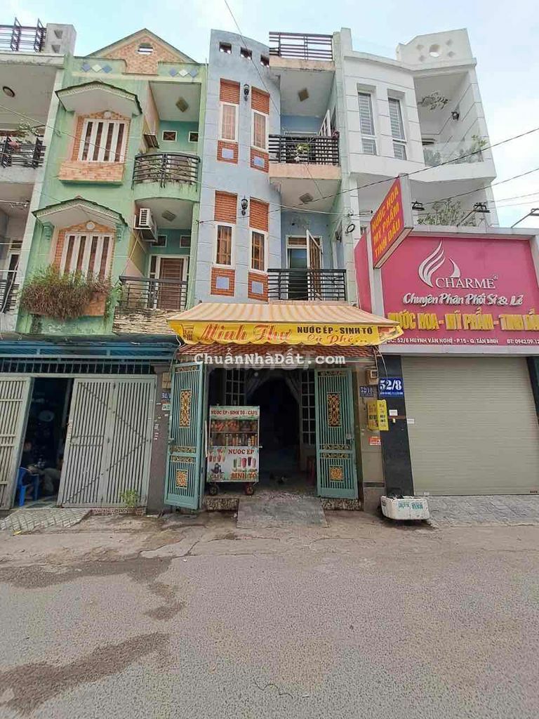 ❤️Nhà 4x15m Trệt 2 lầu. 4pn. mặt tiền hẻm rộng 8m