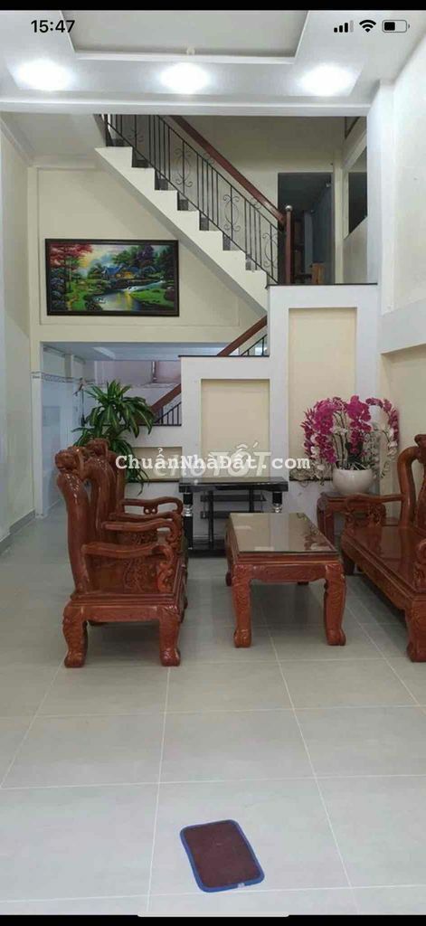 Cho thuê nhà hẻm xe hơi 4x20 đường Cống Lở,P15 TB