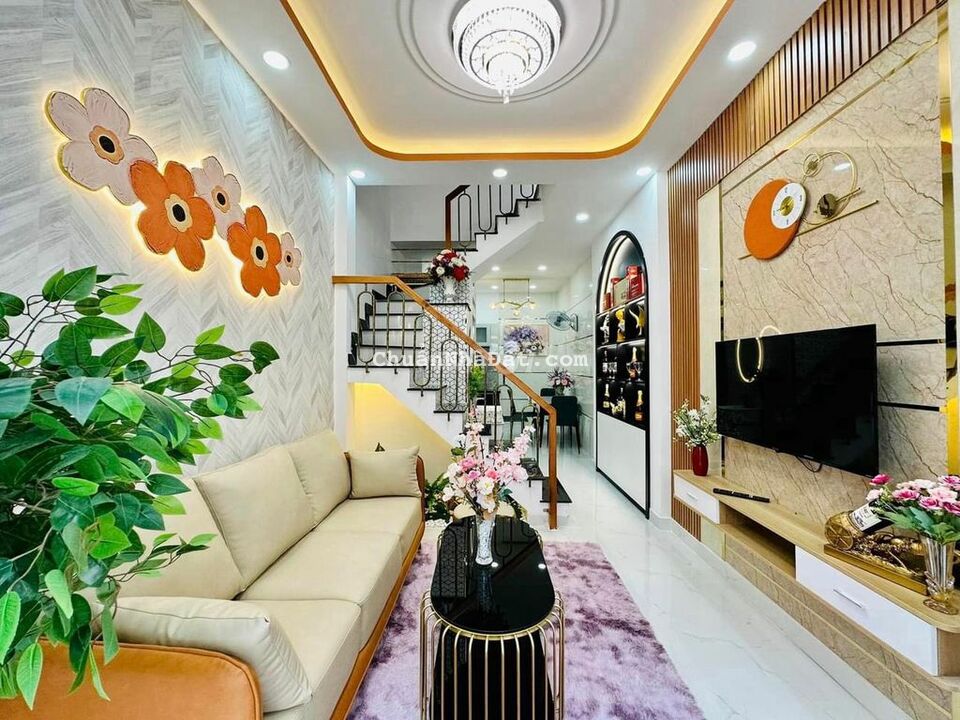 MTKD Khuông Việt_4x25_1 trệt 2 lầu, st_4PN (đủ nội thất)_19tr (tl)