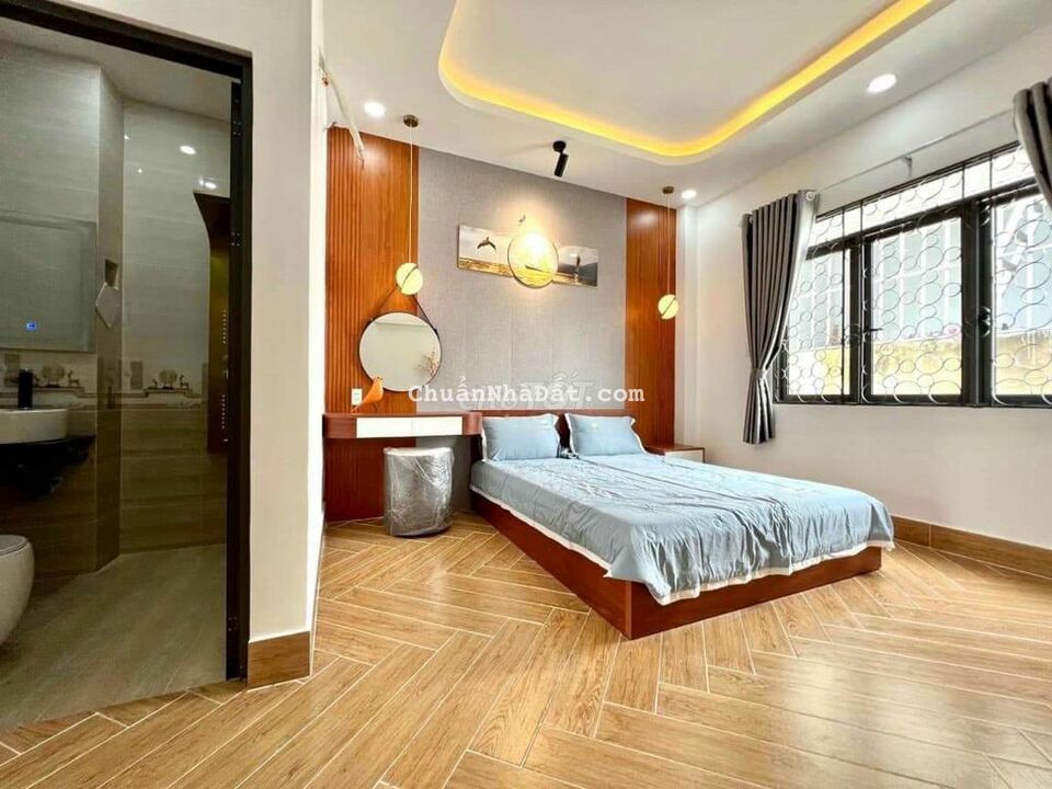 MTKD Nguyễn Hậu_1 trệt 3 lầu, sân thượng_ nhà mới, đẹp_ 6PN_ 16tr (tl)