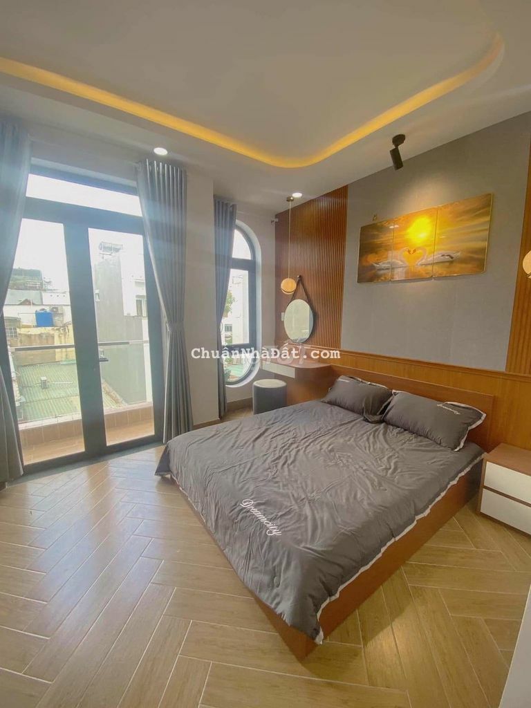 MTKD Nguyễn Hậu_1 trệt 3 lầu, sân thượng_ nhà mới, đẹp_ 6PN_ 16tr (tl)