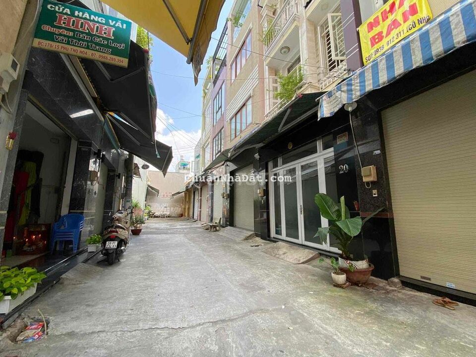 Hẻm 7m Phú Thọ Hoà 4x15m 1 lầu đúc suốt 10tr Hẻm 7m Phú Thọ Hoà 4x15m 1 lầu đúc suốt 10tr