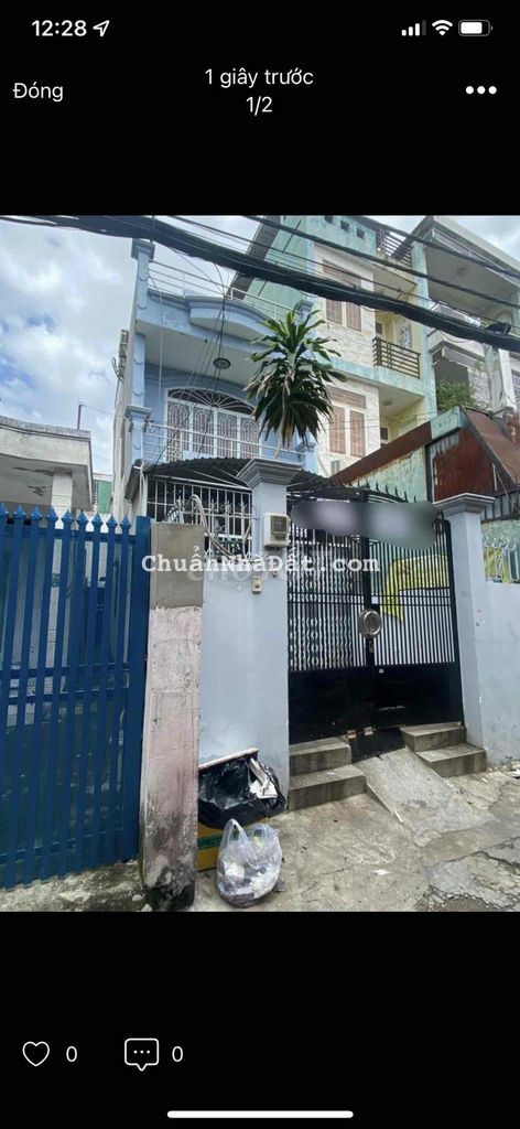 Hẻm đường Kênh Tân Hoá 4x17, 1 lầu +st,12 triệu