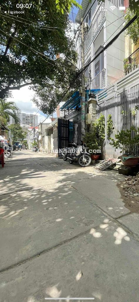 NHÀ CHO THUÊ mới 100% hẻm 6m thông ĐHL3 DT 4x17 đúc 1lầu 3pn 3wc đẹp